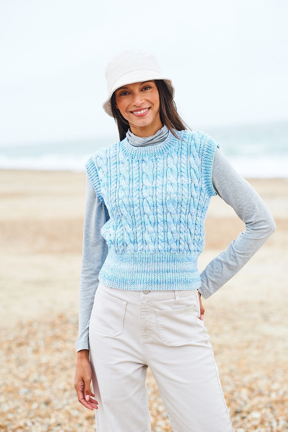 Knitting Pattern 10010 - Tank Tops in Impressions Aran