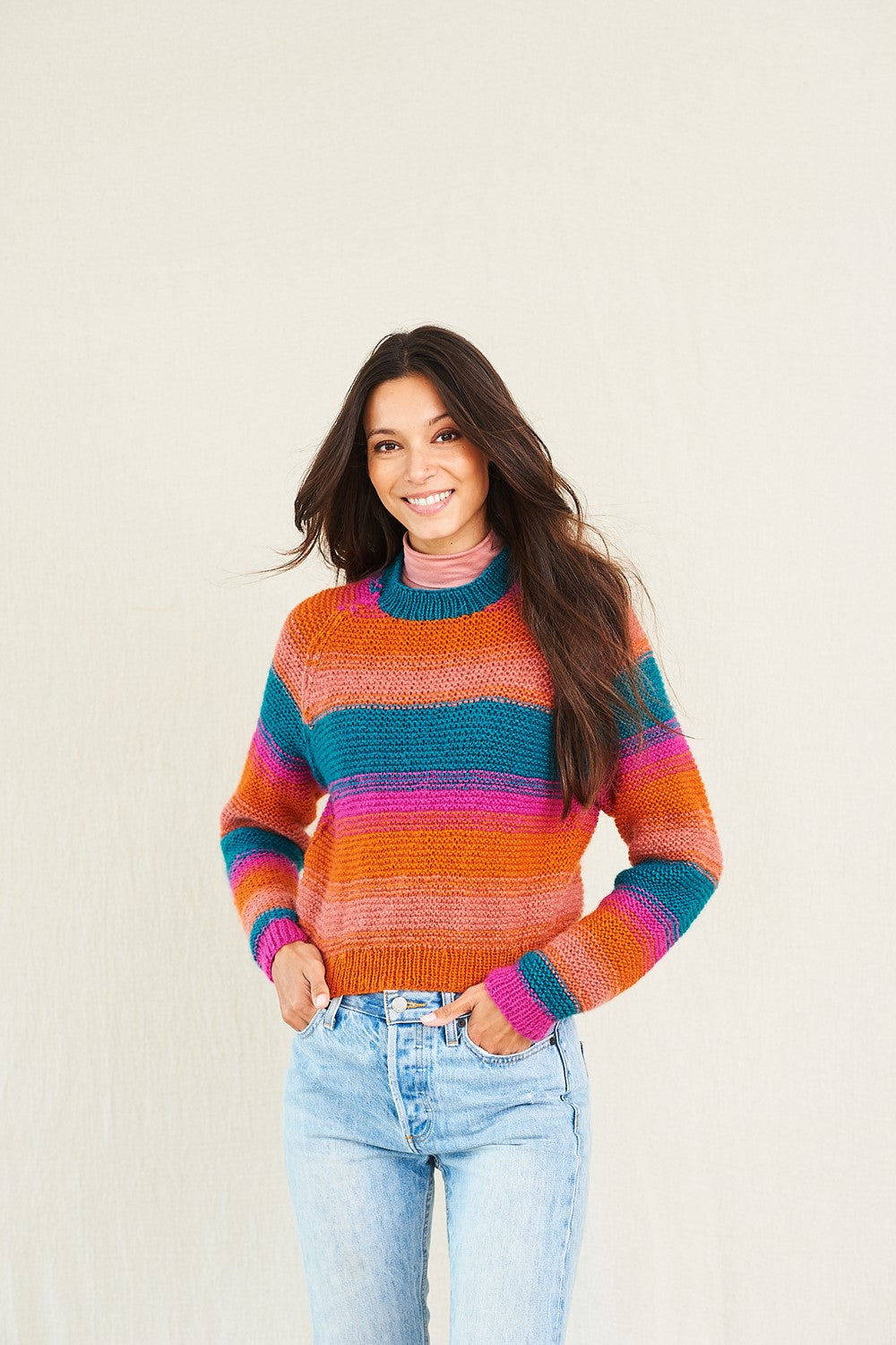 Knitting Pattern 10014 - Sweaters in Grace Aran