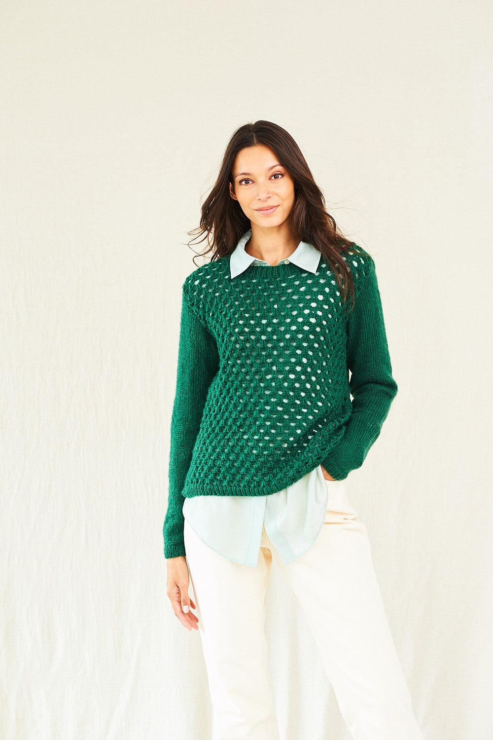 Knitting Pattern 10017 - Sweaters in Grace Aran