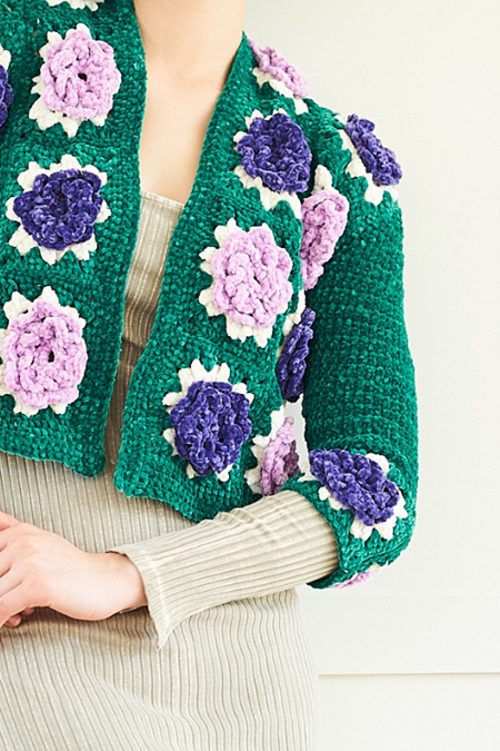 Crochet Pattern 10080 - Crochet Jackets in Squeeze Me DK