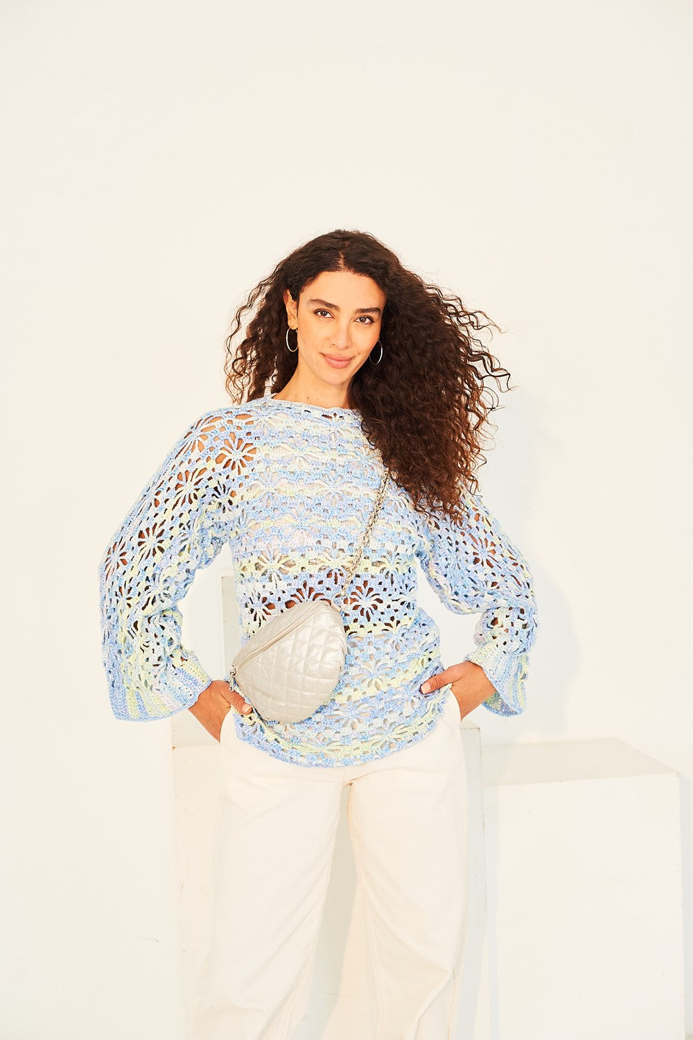 Crochet Pattern 10133 - Top & Shrug in Colour Twist DK
