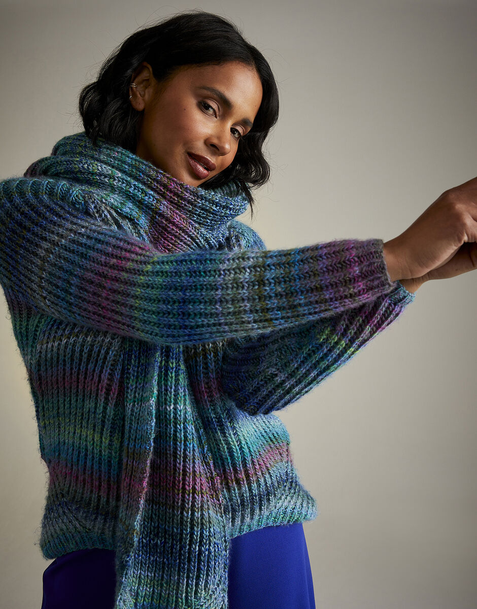 Knitting Pattern 10714 - TWILIGHT TWIN SET IN SIRDAR JEWELSPUN ARAN