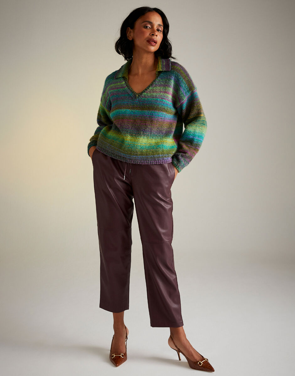 Knitting Pattern 10718 - MIDNIGHT GARDEN SWEATER IN SIRDAR JEWELSPUN ARAN