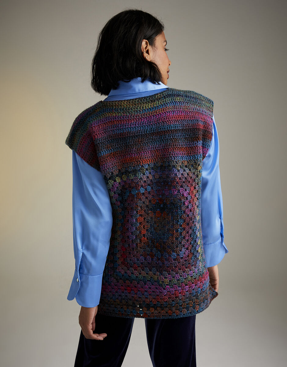 Crochet Pattern 10728 - TWILIGHT TERRACE TABARD IN SIRDAR JEWELSPUN ARAN