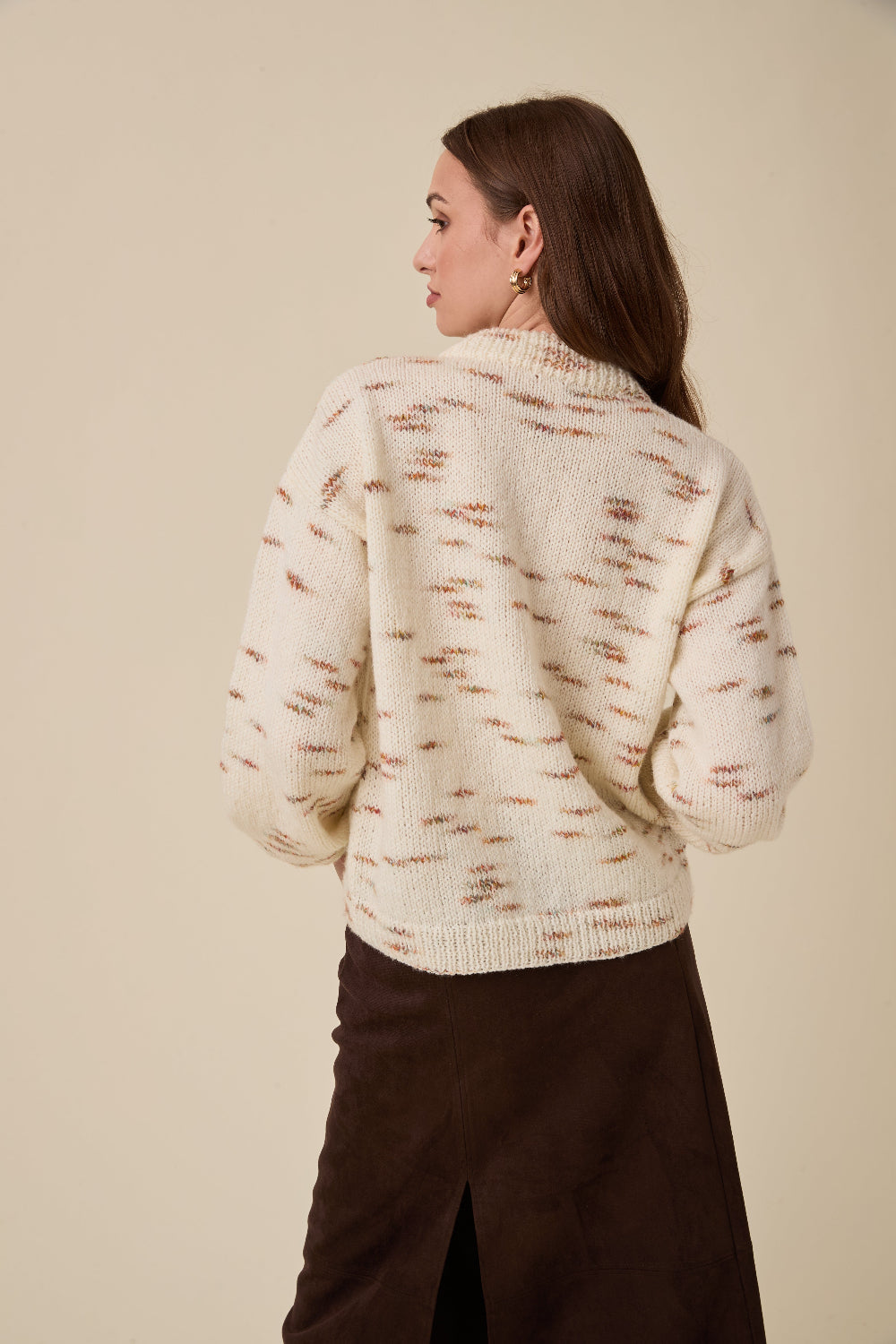 Knitting Pattern 10958 - Bright Spark Sweater in Embers DK