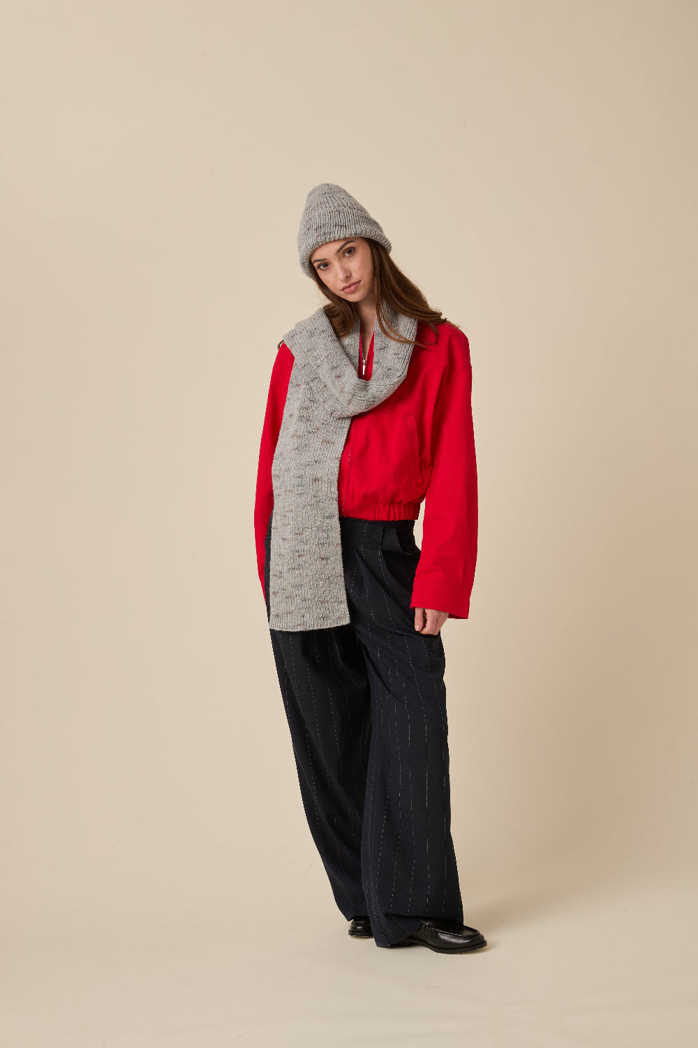 Knitting Pattern 10965 - Match Hat & Scarf Set in Embers DK