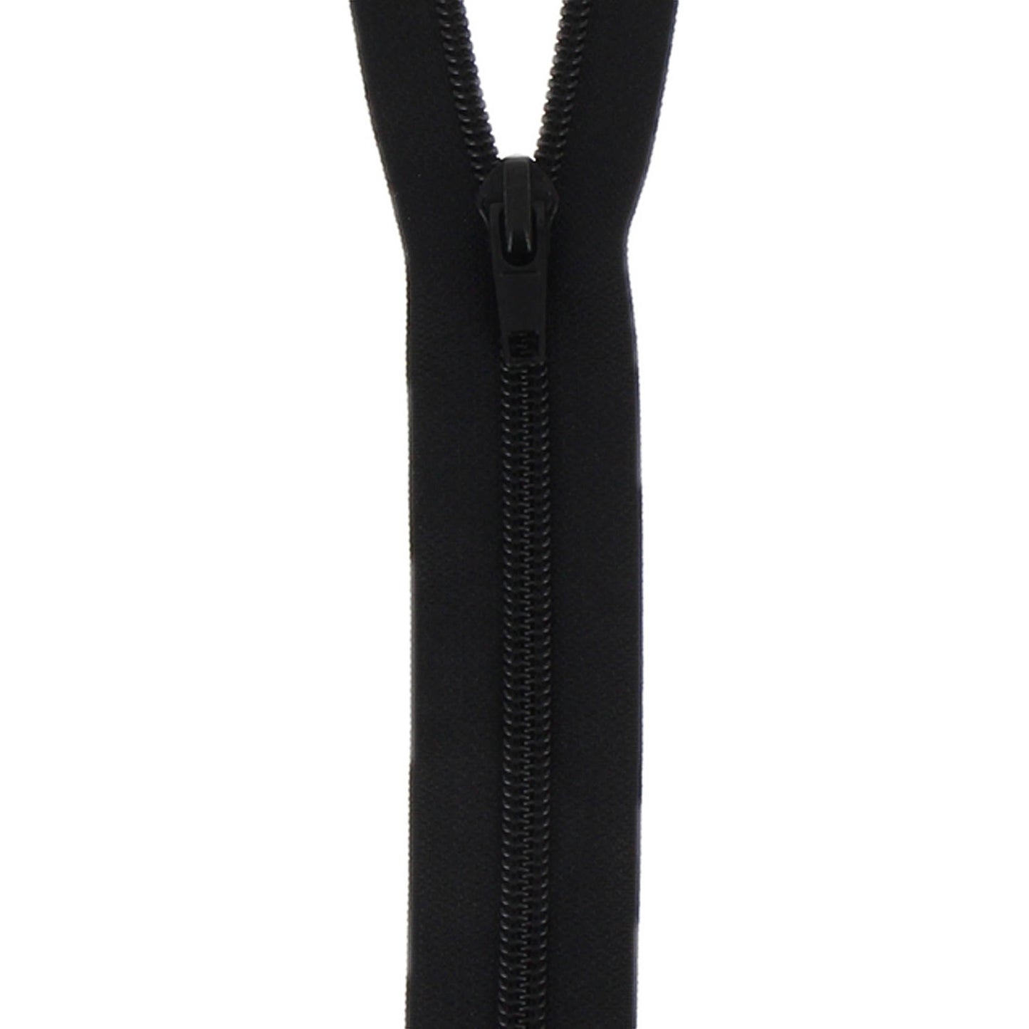 Heavy Weight - Nylon Open Ended Zip - BLACK - 10"/25cm