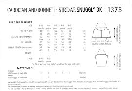 Knitting Pattern 1375 - Cardigan & Bonnet in Snuggly DK