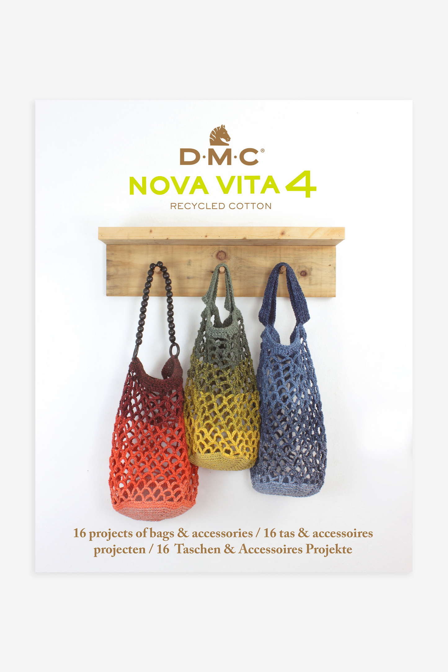Nova Vita 4 - Recycled Cotton Book - 16 Bags & Accessories Patterns - SPECIAL PURCHASE