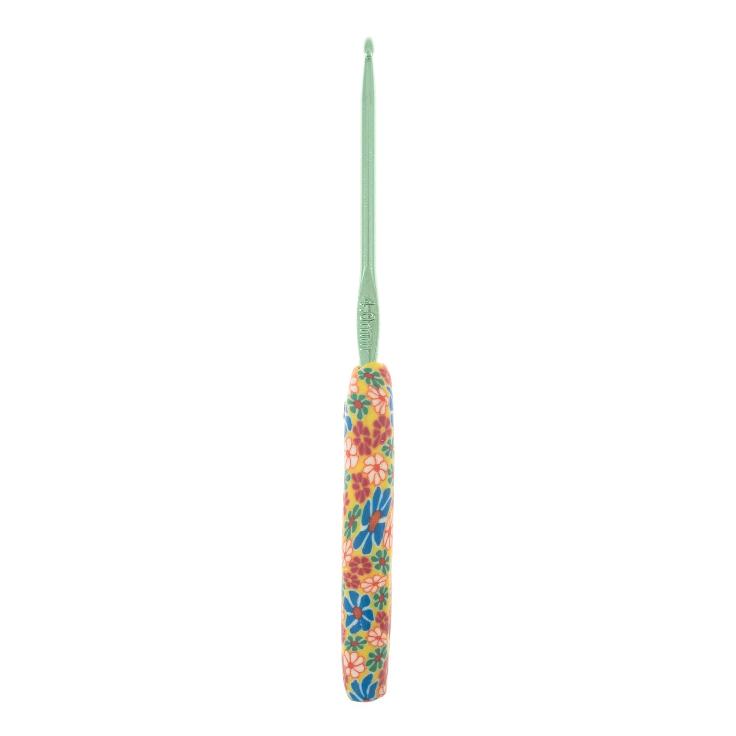 Soft Grip Crochet Hook - Polymer Clay Handle - Various Sizes