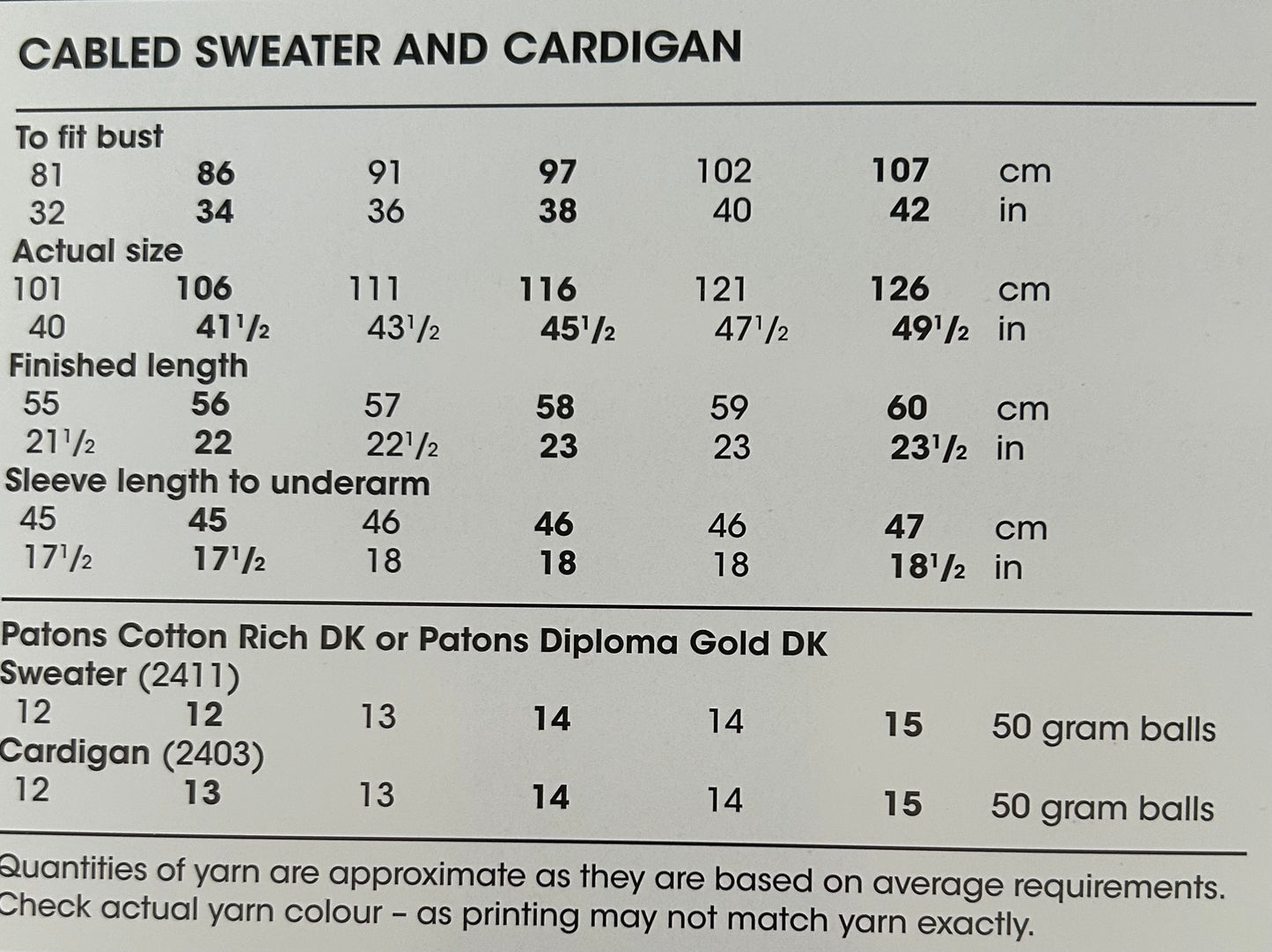 Knitting Pattern 2784 - Cabled Sweater & Cardigan in Cotton DK