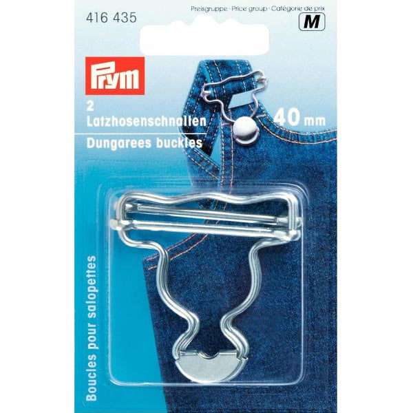 DUNGAREES BUCKLES 40mm Silver