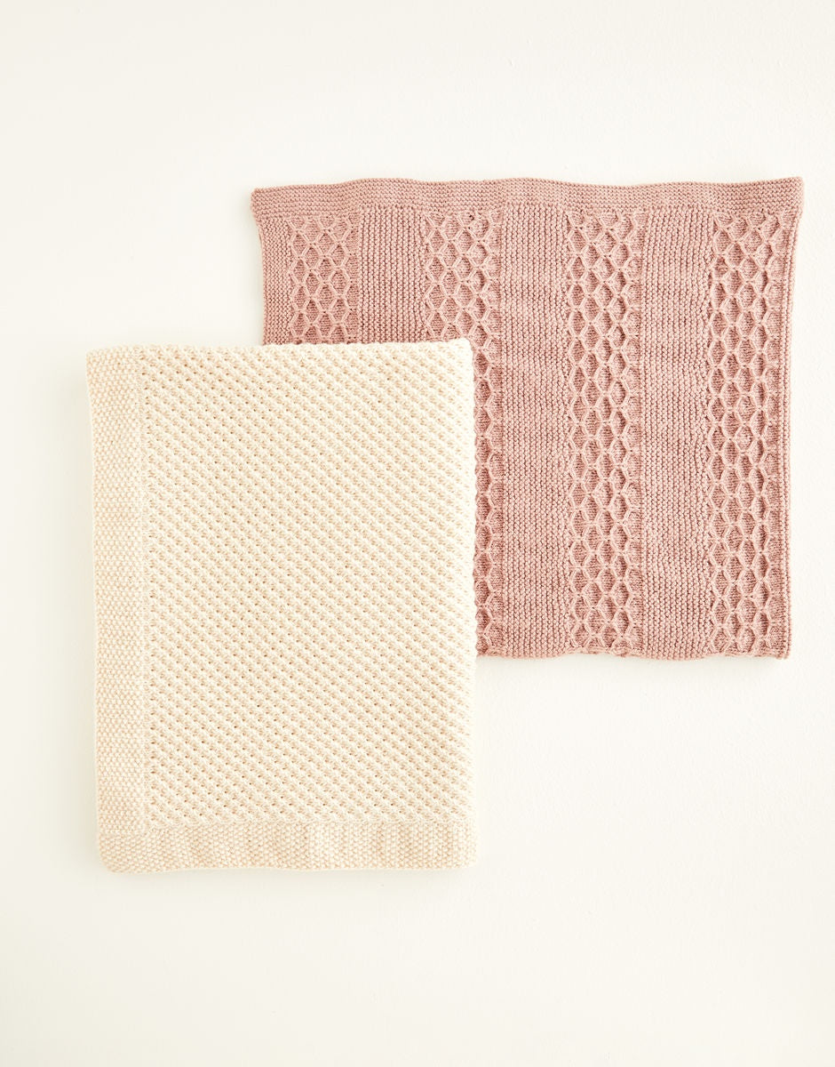 Knitting Pattern 5419 - STAR STITCH BLANKETS IN HAYFIELD BABY BONUS DK