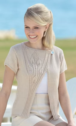 Knitting Pattern 7499 - Cardigans in Cotton DK