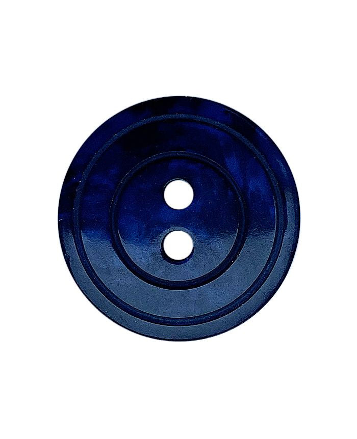 2 Hole Button - 18mm - Pearl Effect Navy