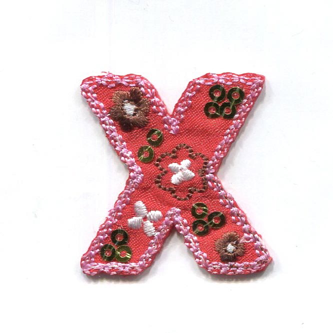 Alpabet - Individual Letters - Iron on Motifs