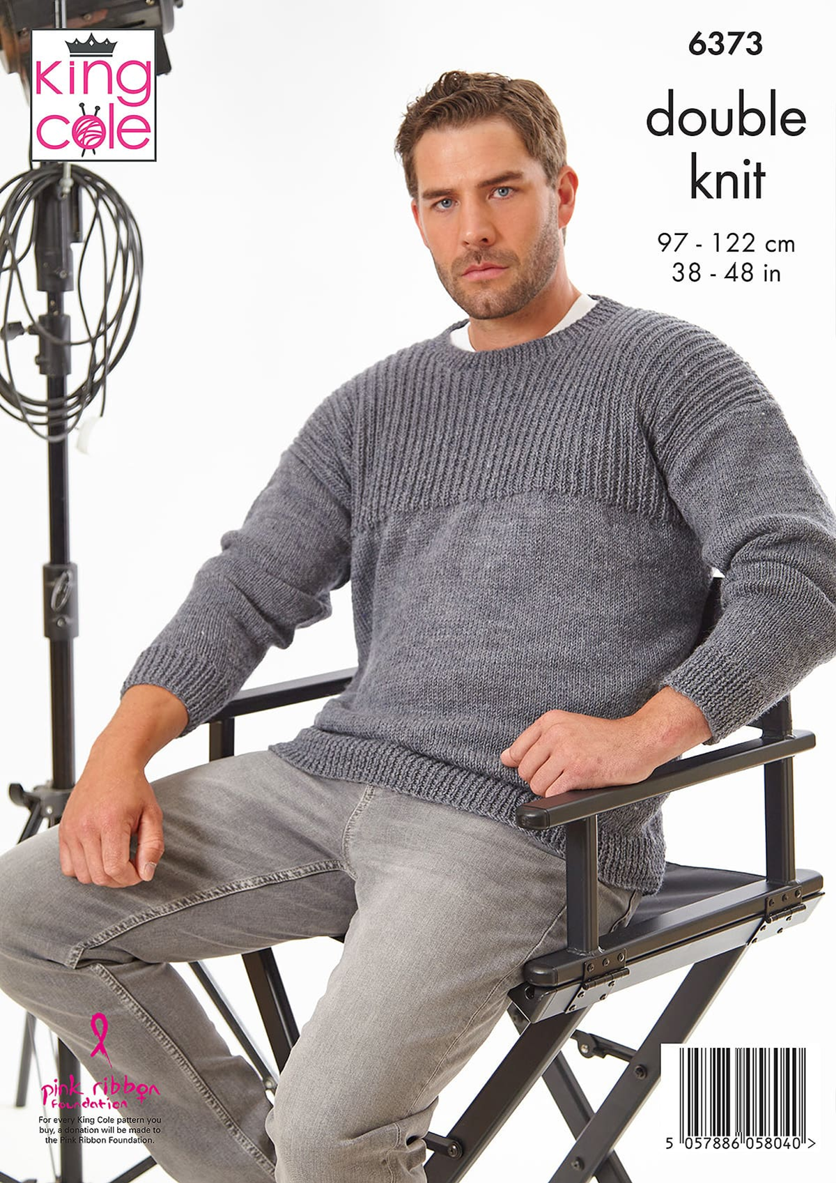 Knitting Pattern 6373 - Hollywood Collection: Sweaters knitted in Merino Blend DK