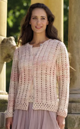 Knitting Pattern 7975 - Cardigan & Top in Toscana DK