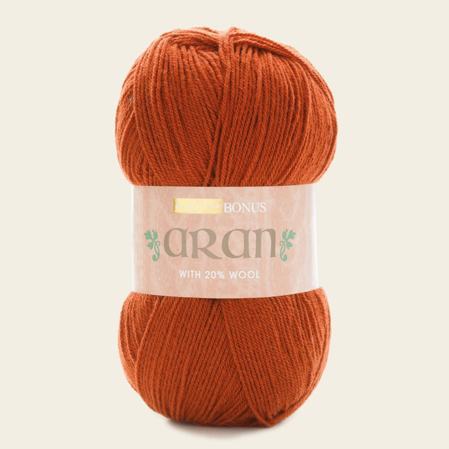 BONUS ARAN WITH WOOL 400g - More colours available