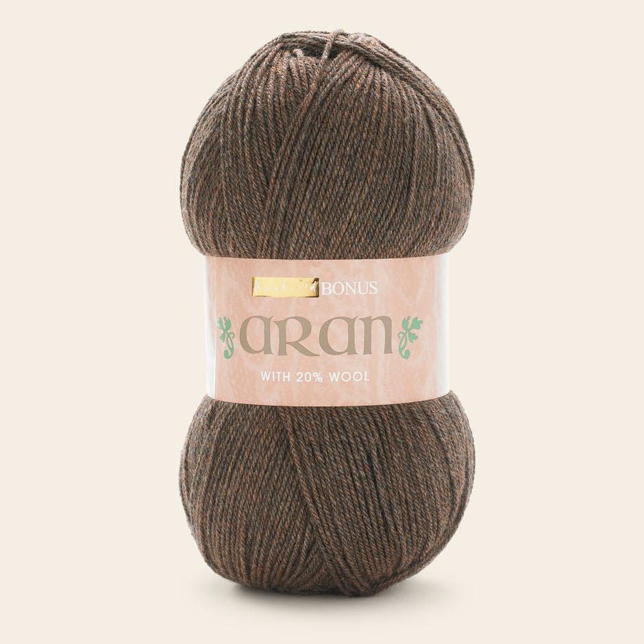 BONUS ARAN WITH WOOL 400g - More colours available