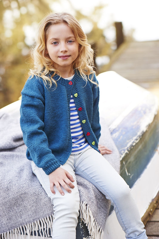 Knitting Pattern 8902 - Childrens Cardigans in Special DK