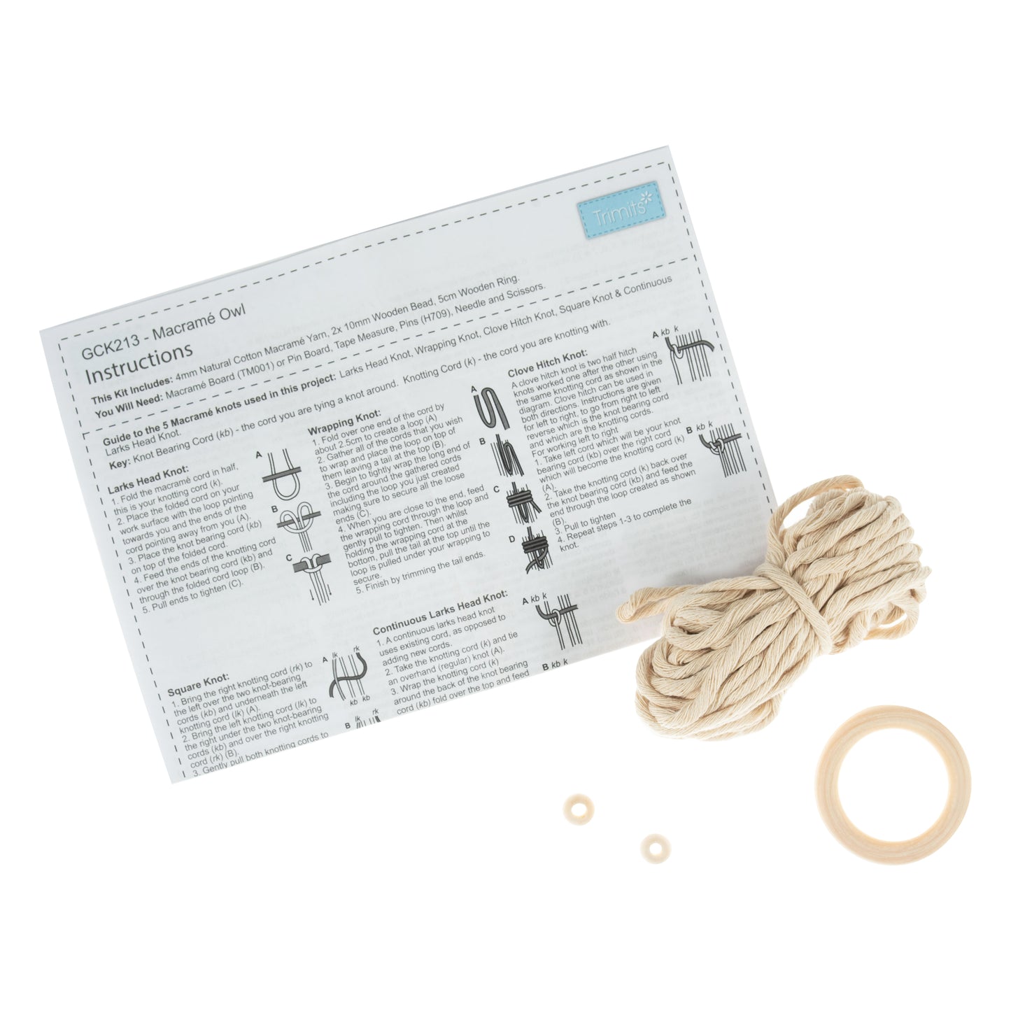 MACRAME KIT - Owl