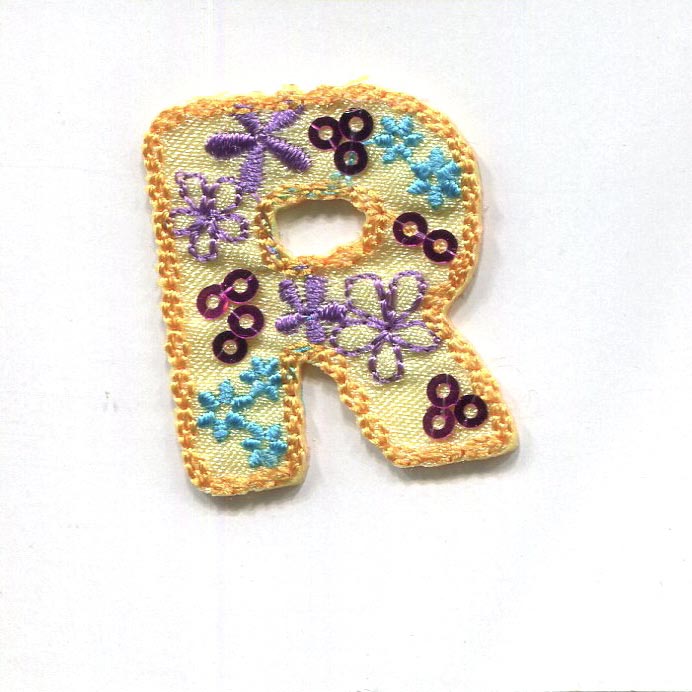 Alpabet - Individual Letters - Iron on Motifs