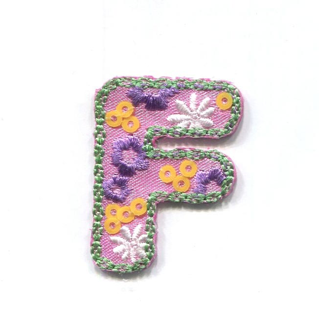 Alpabet - Individual Letters - Iron on Motifs