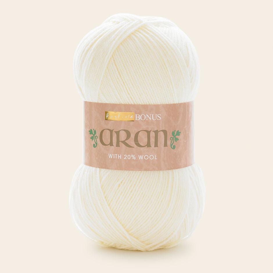BONUS ARAN WITH WOOL 400g - More colours available