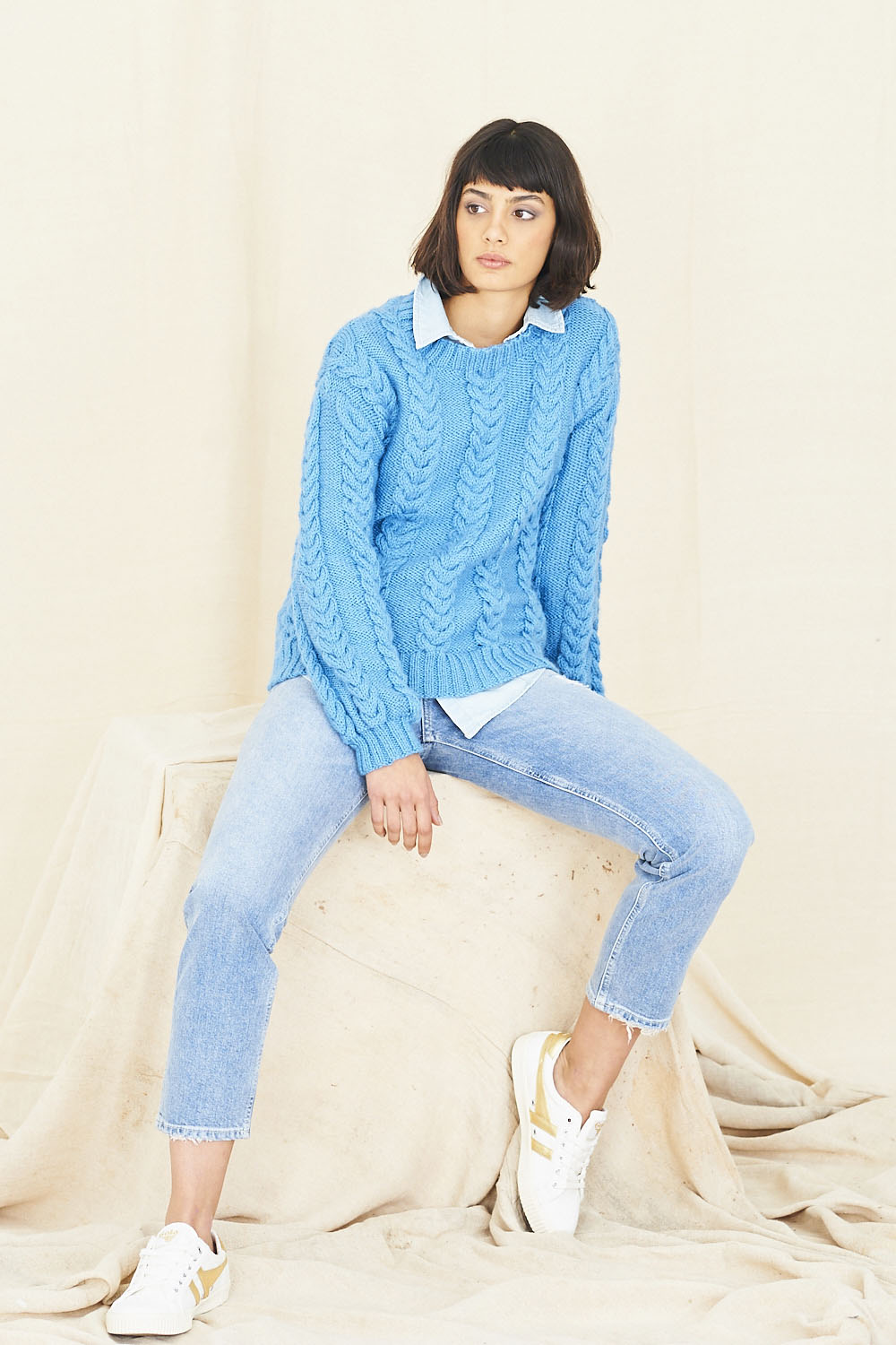 Knitting Pattern 9768 - Ladies Sweaters in Special Aran