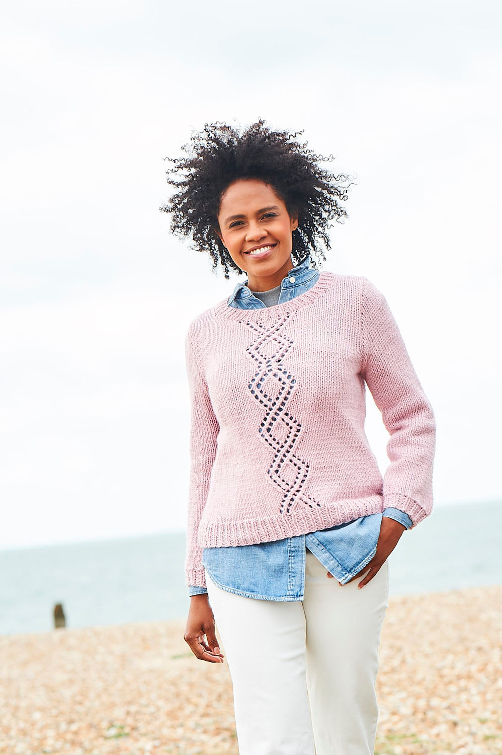 Knitting Pattern 9813 - Waistcoat and Sweater in Softie Chunky