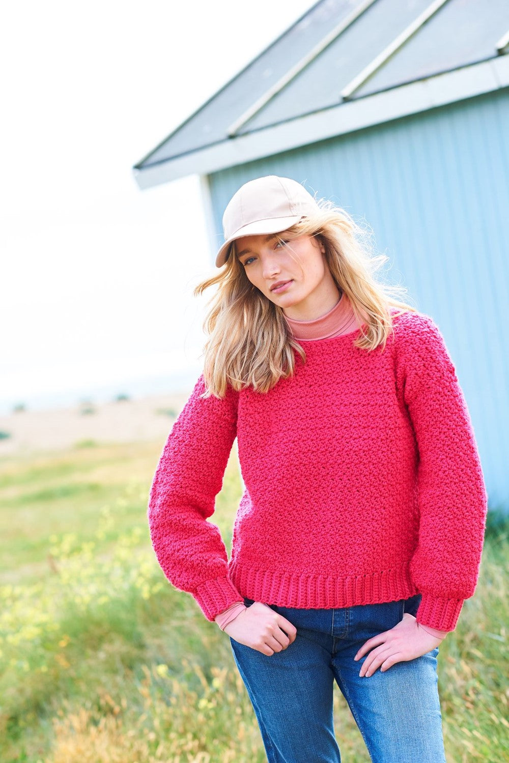 Crochet Pattern 9964 - Moss Stitch Jumpers in Special Chunky