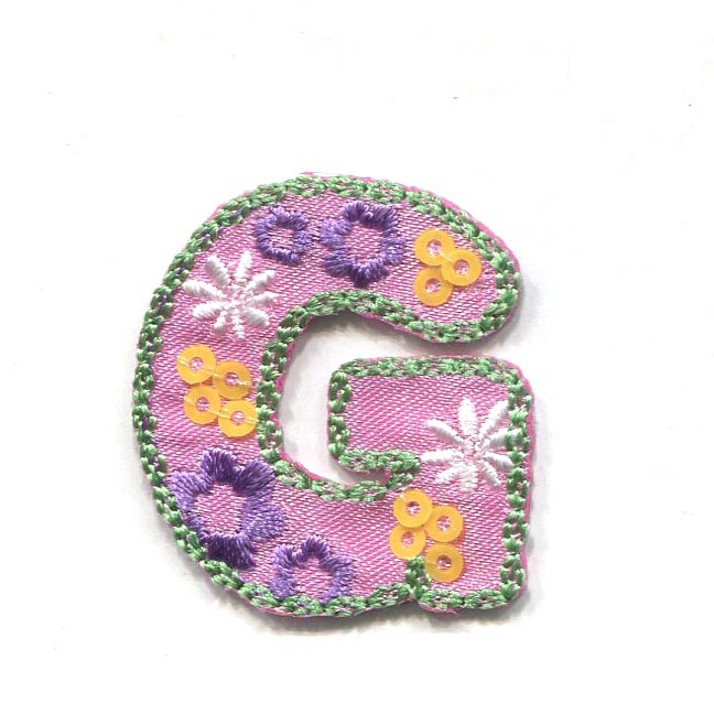 Alpabet - Individual Letters - Iron on Motifs