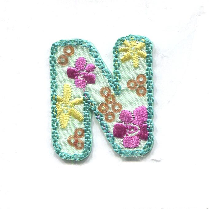 Alpabet - Individual Letters - Iron on Motifs