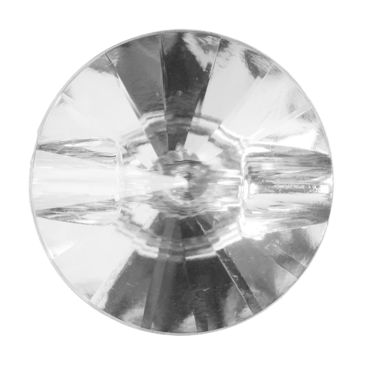Button with Shank - Clear Diamond - 2 Sizes Available