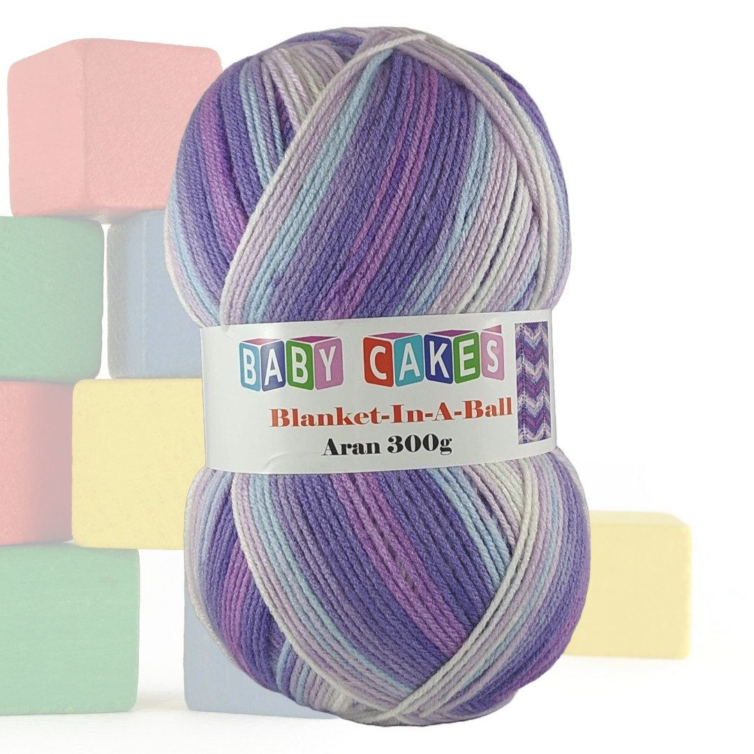 BABY CAKES - BLANKET IN A BALL 300g - More Colours Available