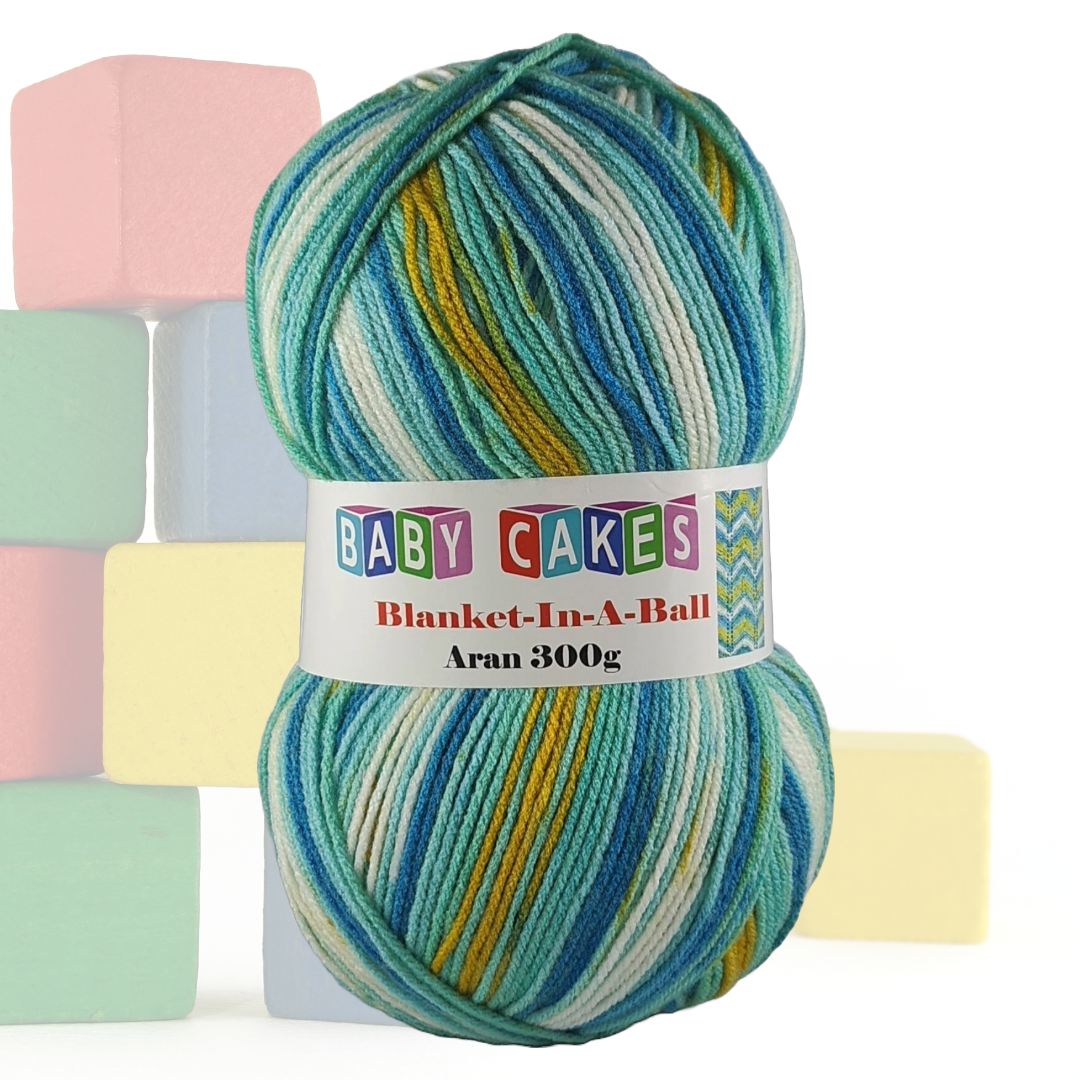 BABY CAKES - BLANKET IN A BALL 300g - More Colours Available