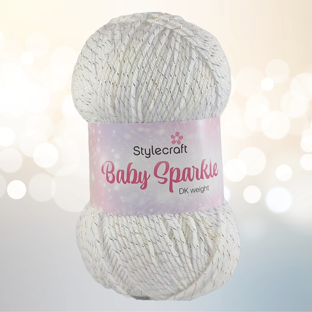 BABY SPARKLE DK 100g - More Colours Available