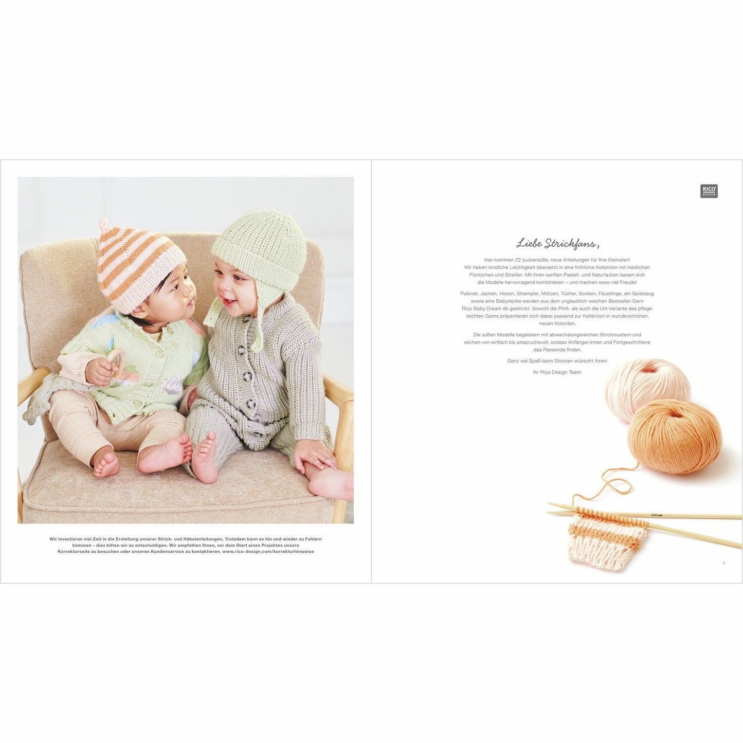 Rico Baby Dream DK 042 Pattern Book