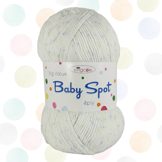 BIG VALUE - BABY 4 PLY - SPOT 100g - More colours available