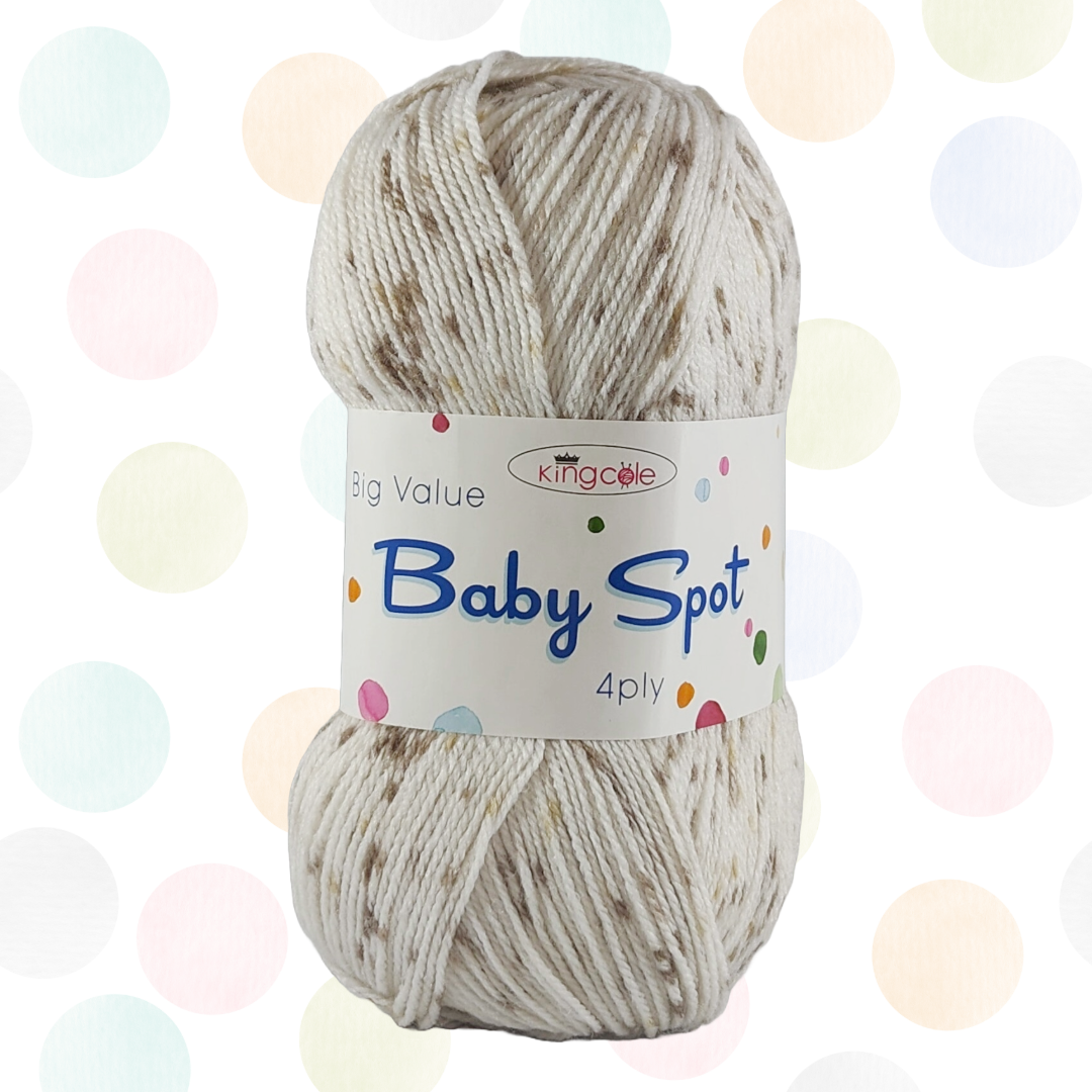 BIG VALUE - BABY 4 PLY - SPOT 100g - Cocoa