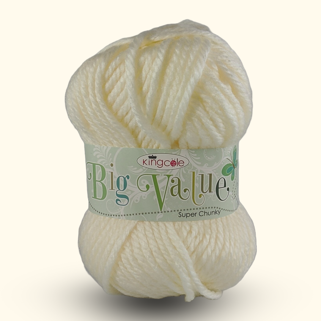 BIG VALUE SUPER CHUNKY 100g - More Colours Available