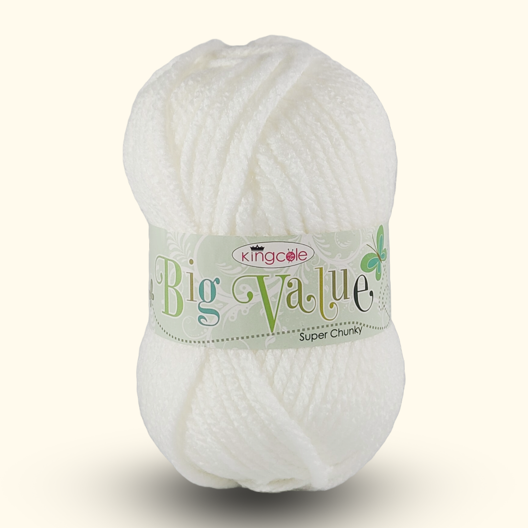 BIG VALUE SUPER CHUNKY 100g - More Colours Available