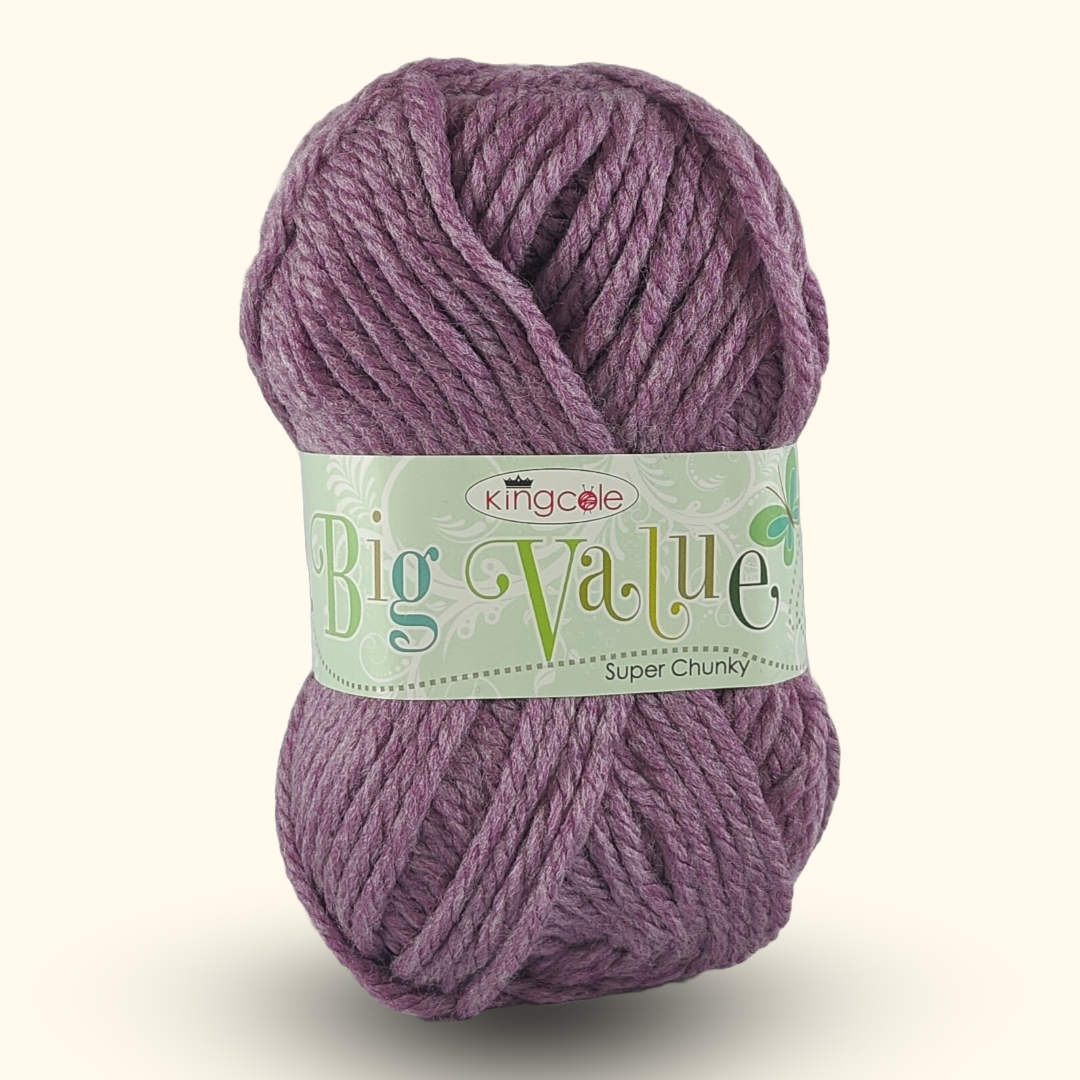 BIG VALUE SUPER CHUNKY 100g - More Colours Available