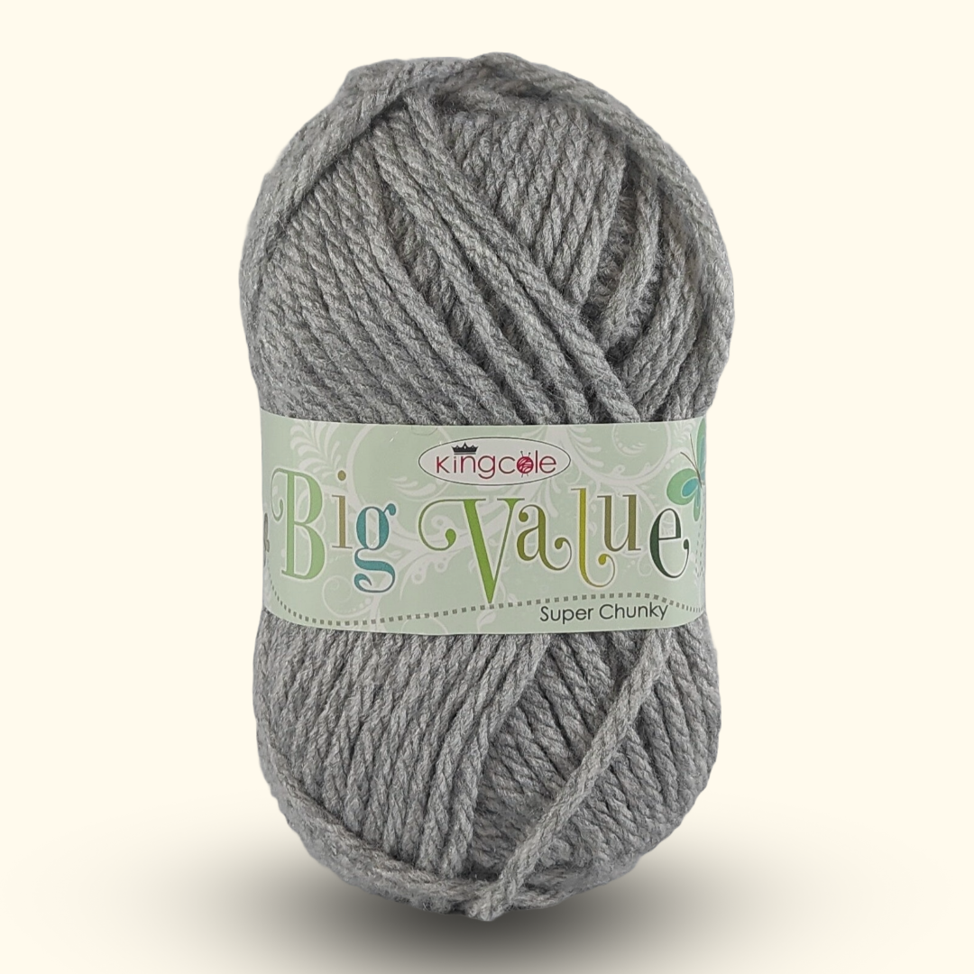 BIG VALUE SUPER CHUNKY 100g - More Colours Available