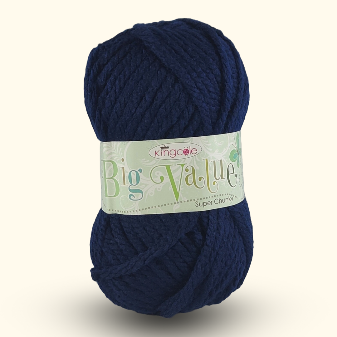 BIG VALUE SUPER CHUNKY 100g - More Colours Available