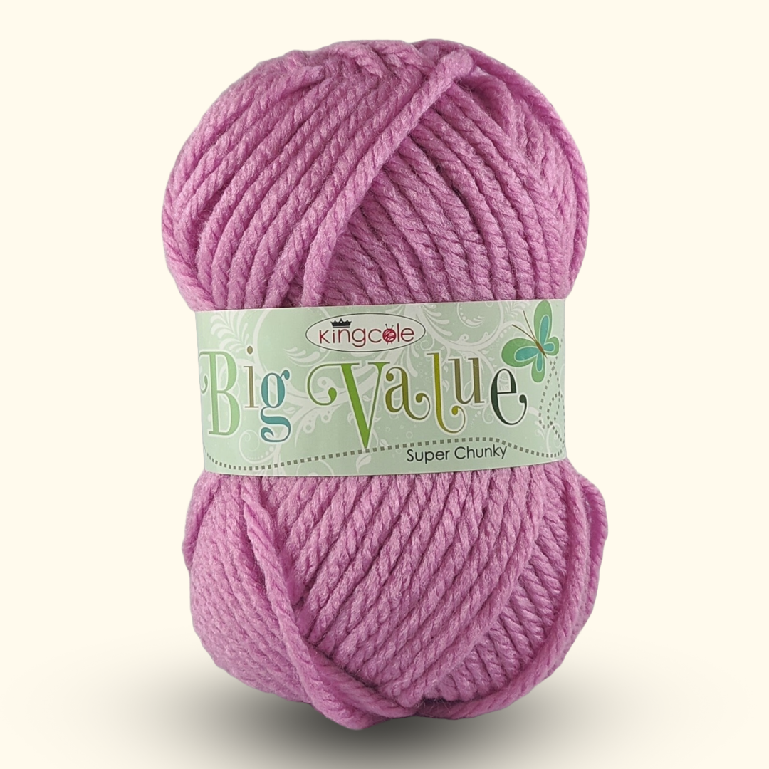 BIG VALUE SUPER CHUNKY 100g - More Colours Available