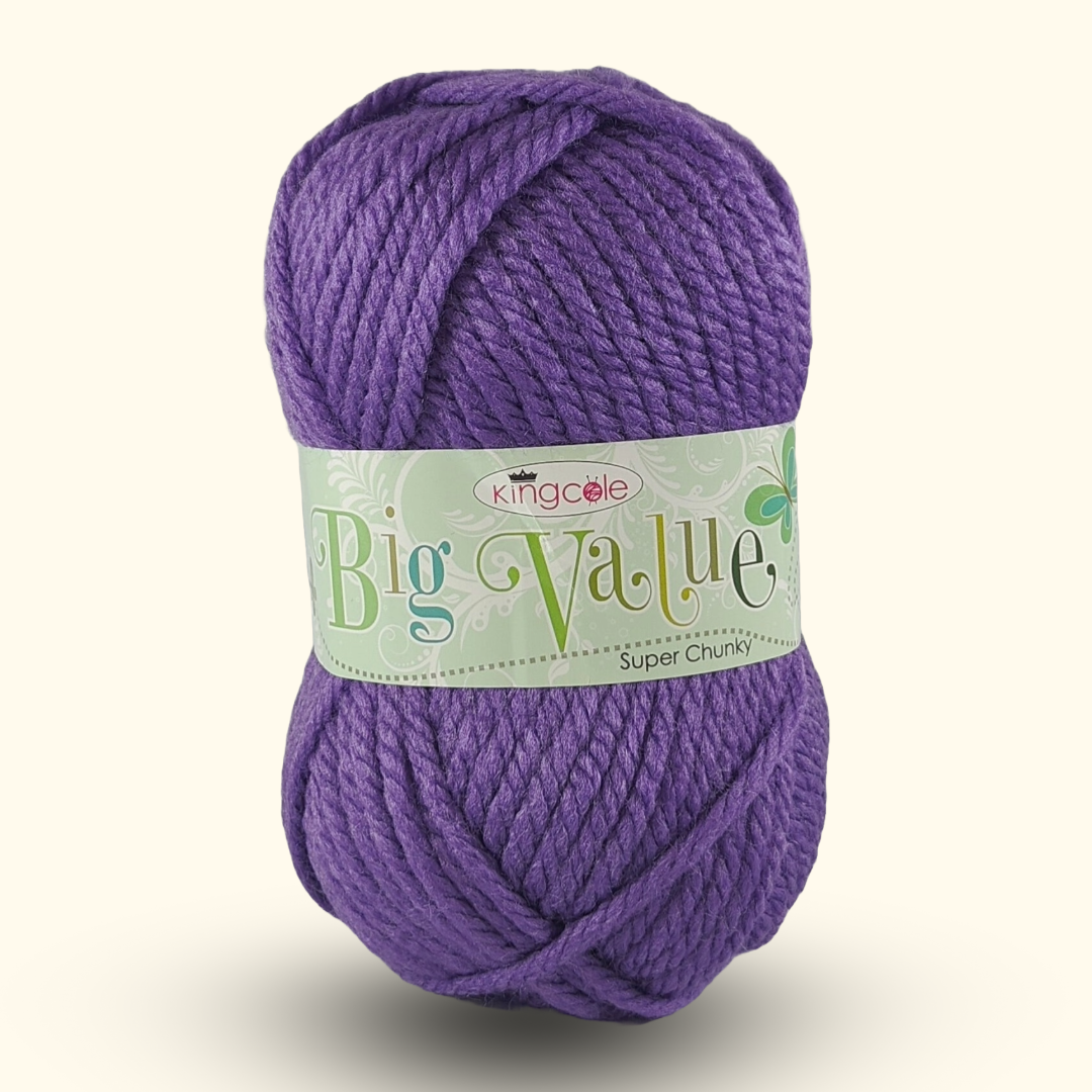 BIG VALUE SUPER CHUNKY 100g - More Colours Available