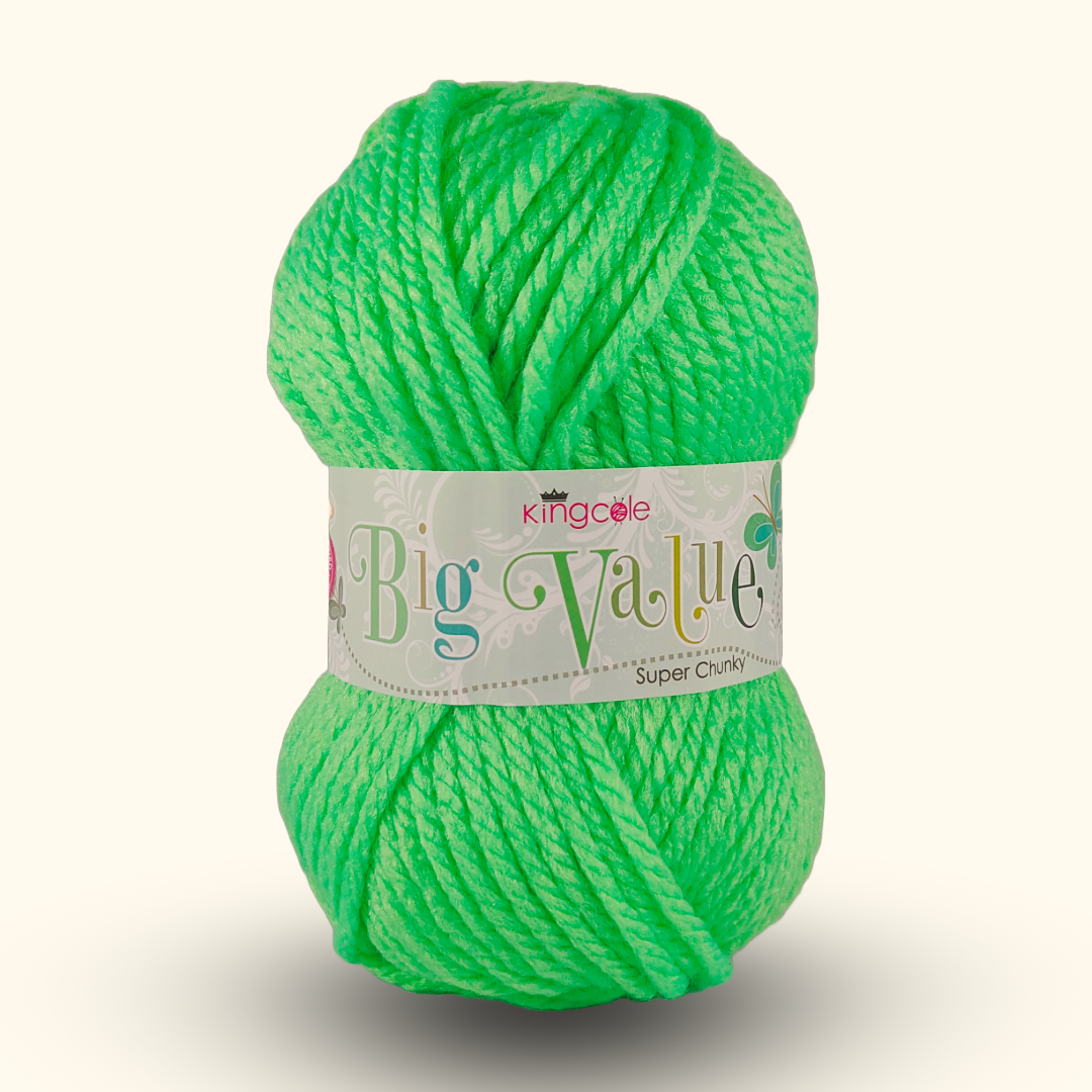 BIG VALUE SUPER CHUNKY 100g - More Colours Available