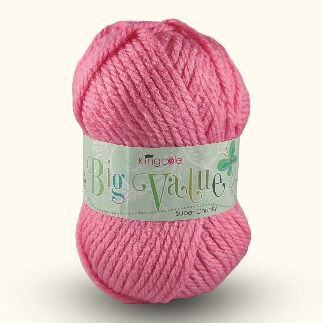 BIG VALUE SUPER CHUNKY 100g - More Colours Available